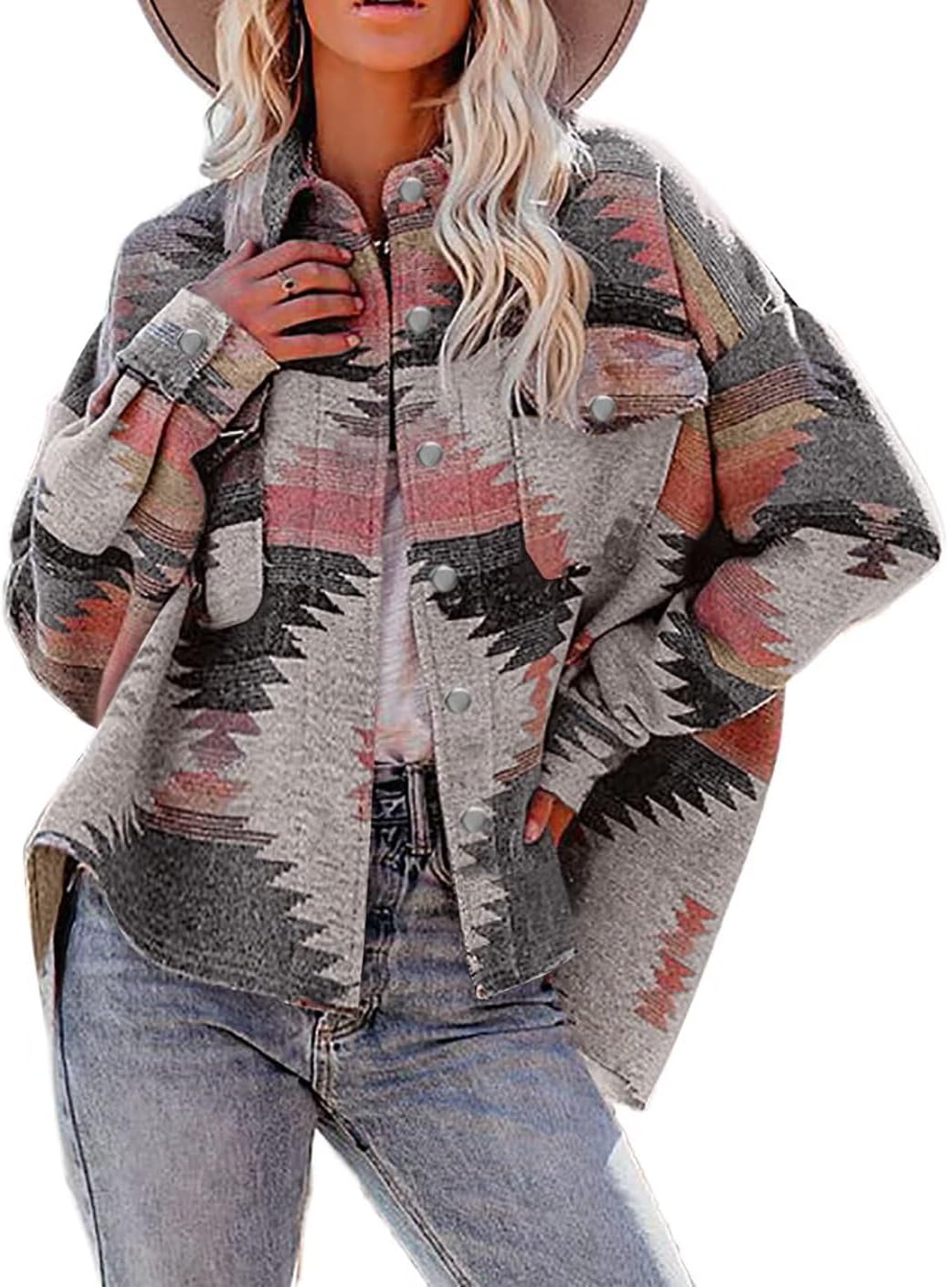 Magritta Womens Oversized Blouses with Pockets for Style