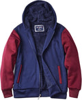 Gary Com Heavyweight Sherpa Hoodies for Men - Warm Fleece Lined Zipper