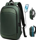 Business Backpack 17 Inch Slim Expandable Waterproof Laptop Bag - Slim