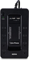 Standby UPS Battery Backup 625VA/360W - Compact Home Office Power