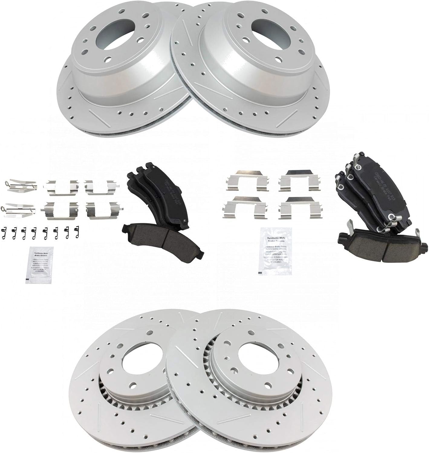 Premium Brake Pad & Rotor Kit for Chevrolet SSR & Trailblazer