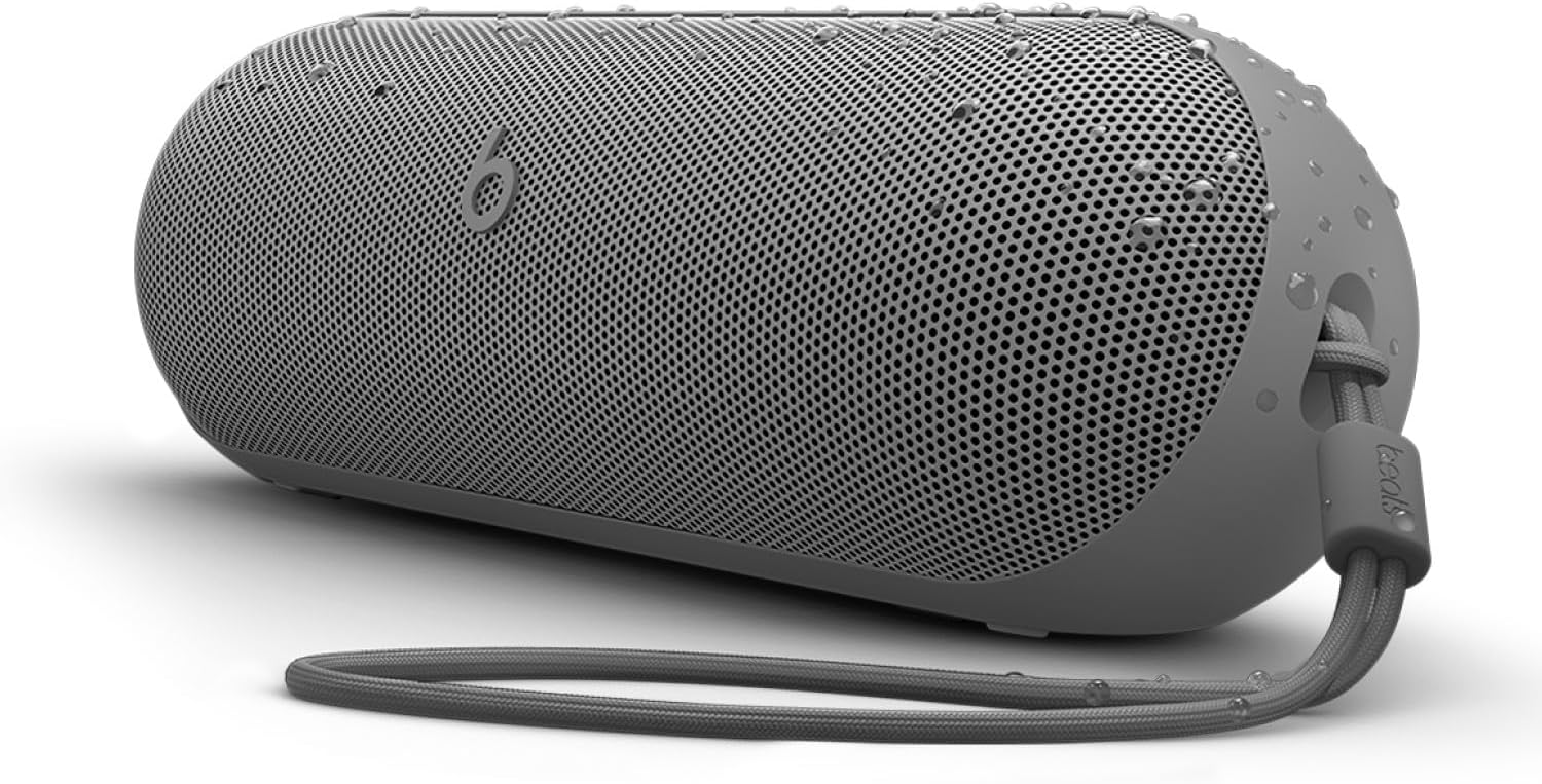 Beats Pill x Kim K: Wireless Speaker & Charger - 24H Battery, IP67, Mic - Dark Gray