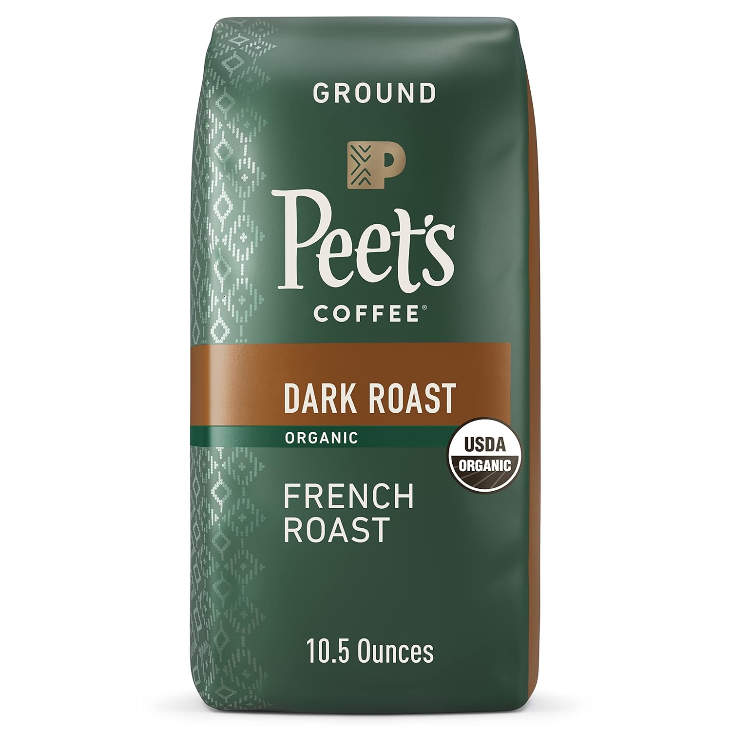 Peet's Organic French Roast Ground Coffee - Bold Flavor!