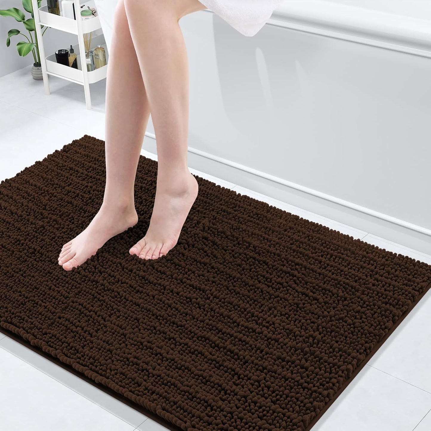 Arotive Luxury Chenille Bathroom Rug Mat for Ultimate Comfort