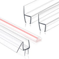 Frameless Shower Door Seal Set 4 Pack x 39in - Leak Stopper