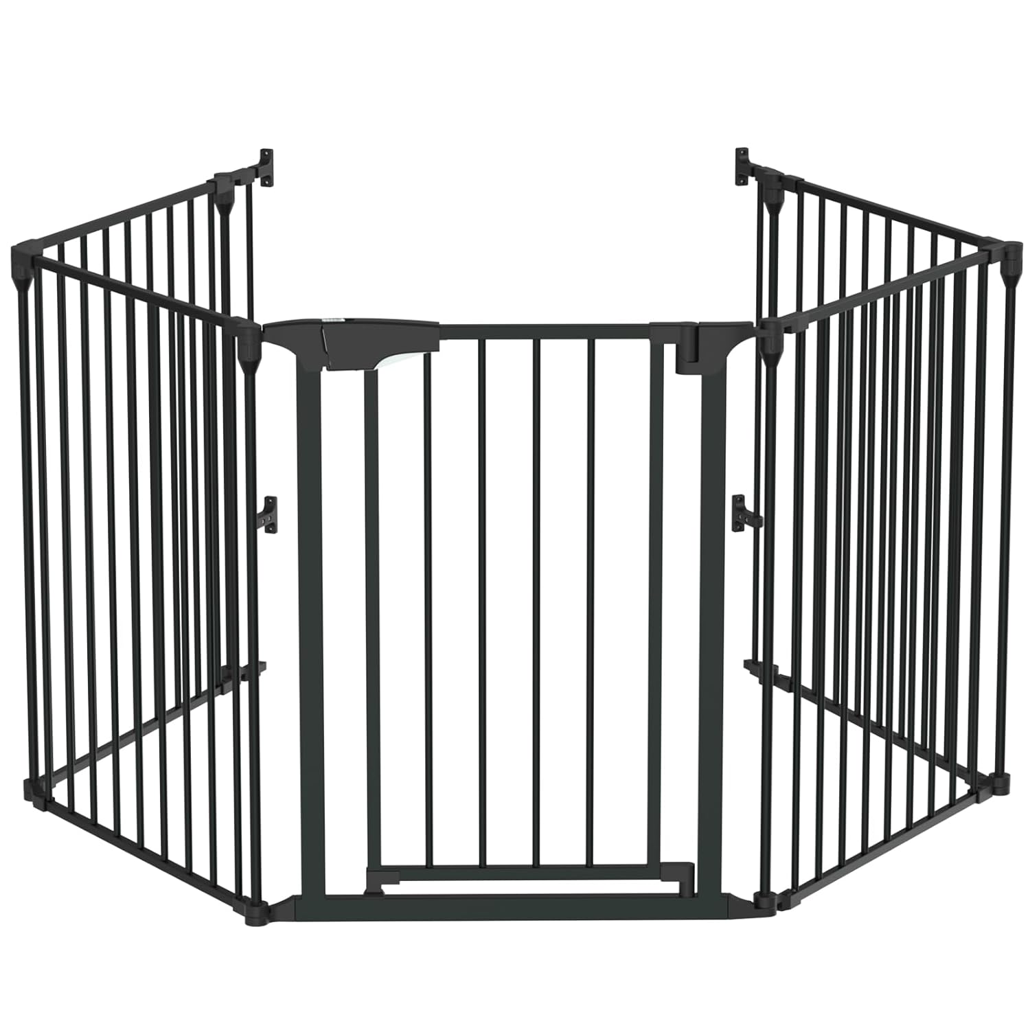 Bonnlo 120 Inches Wide Configurable Baby Gate for Safety