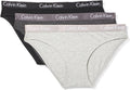 Calvin Klein womens Motive Cotton Multipack Bikini Panty 3 Pack - Soft