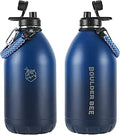 Insulated Water Bottle 128 oz Double Vacuum Jug - Large Dark Blue