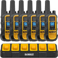 DEWALT FRS Walkie Talkies Long Range 2 Way Radio for Jobsites
