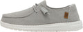 Hey Dude Womens Wendy Chambray Lace-Up Loafer - Lightweight Comfort it