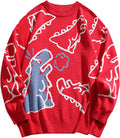 Dinosaur Sweater Women y2k Vintage Oversized Graphic Knit Top