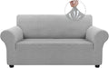 Asnomy Sofa Covers for 2 Cushion Couch Stretch Loveseat Slipcover