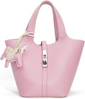 Vegan Leather Bucket Bag for Women - Trendy Tote for Everyday Use