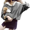 Dog Hoodies for Small Medium Large Dogs - Matching Striped Set