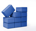 Firm & Supportive 10-Pack Yoga Blocks | Balance Foam for Yoga, Pilates, Stretching