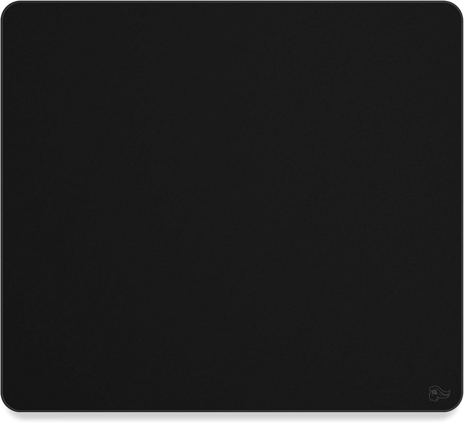Thick Stitched Black Gaming Mouse Pad | XL Size 16x18 - Enhanced Control & Durability