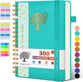 A5 Spiral Notebook for Women and Men - 300 Numbered Pages