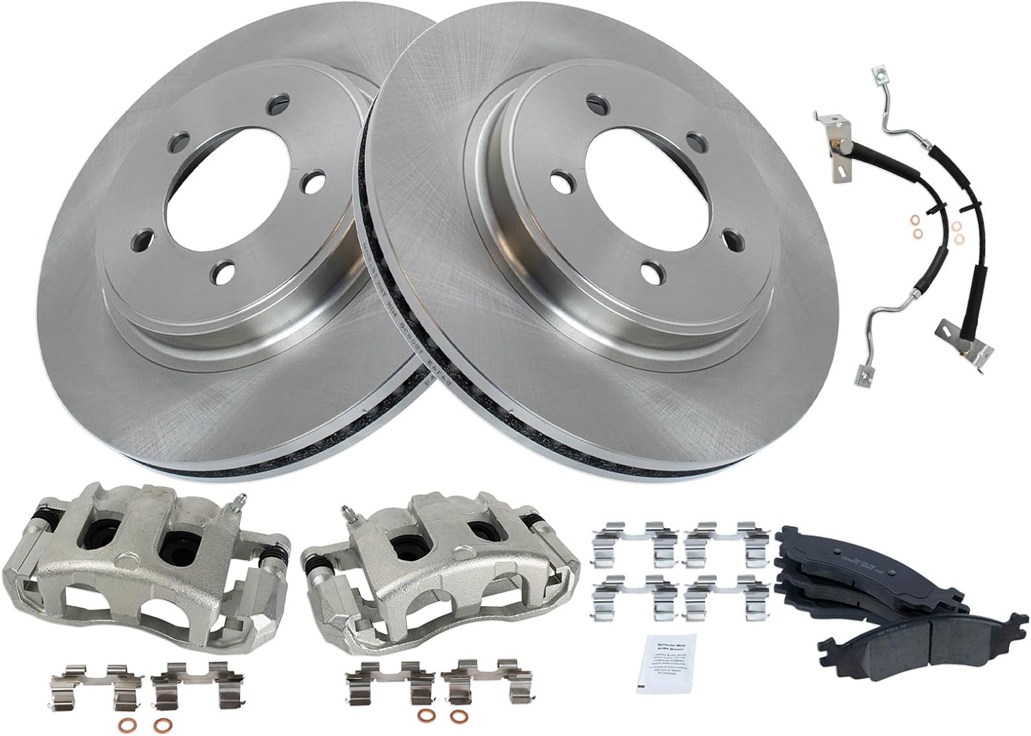 TRQ Front Brake Pad & Rotor Kit for 2006-2010 Ford Explorer