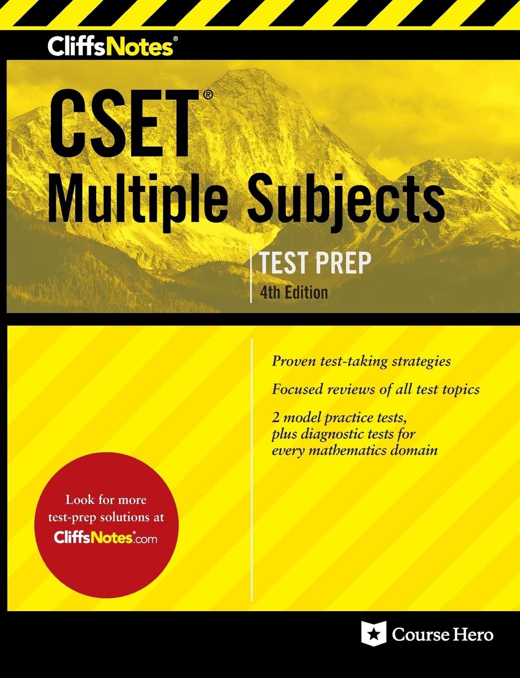 CliffsNotes CSET Multiple Subjects Test Prep: Fourth Edition Review
