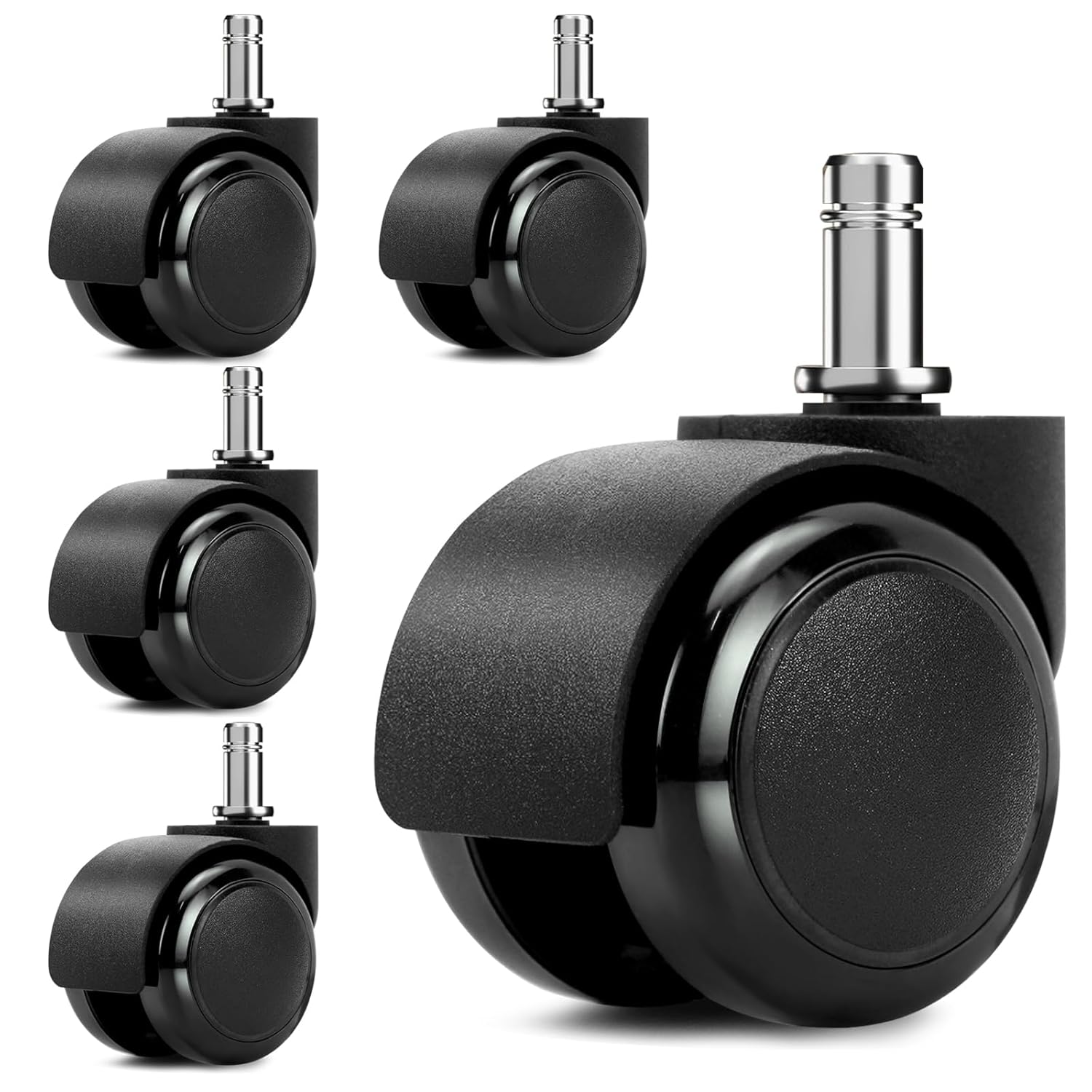 Smooth Rolling MR.FOAM Office Chair Wheels Set
