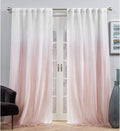 Crescendo Lined Room Darkening Blackout Curtain Panels - Blush set