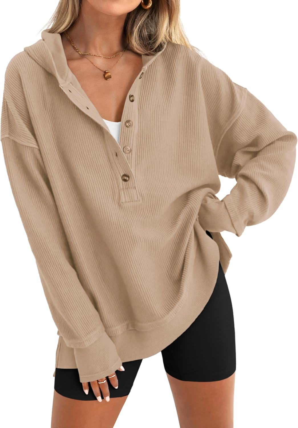 PRETTYGARDEN Womens Oversized Long Sleeve Hoodie for Casual Style