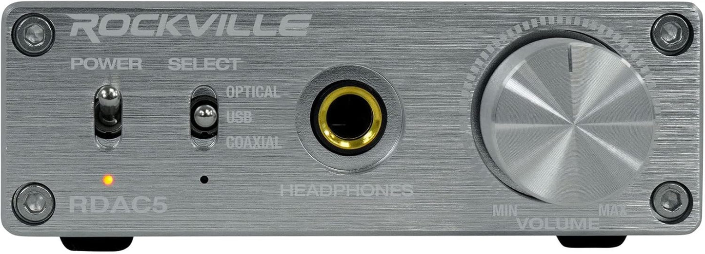 Rockville RDAC5S DAC: High-Resolution Audio for Audiophiles