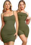 Popilush Shaper Dress 9-in-1 Built-in Shapewear Slip Mini - Smooth Fit