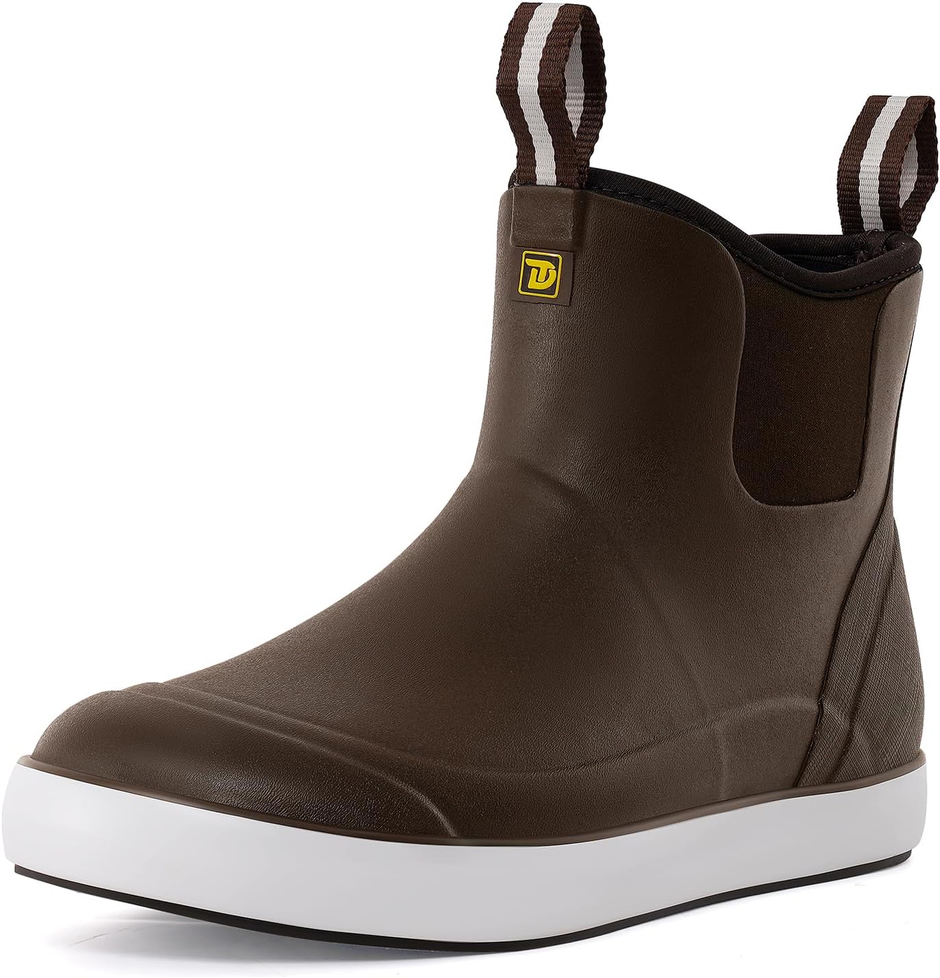 Trudave Deck Boots for Men - Waterproof Insulated Rain Boots
