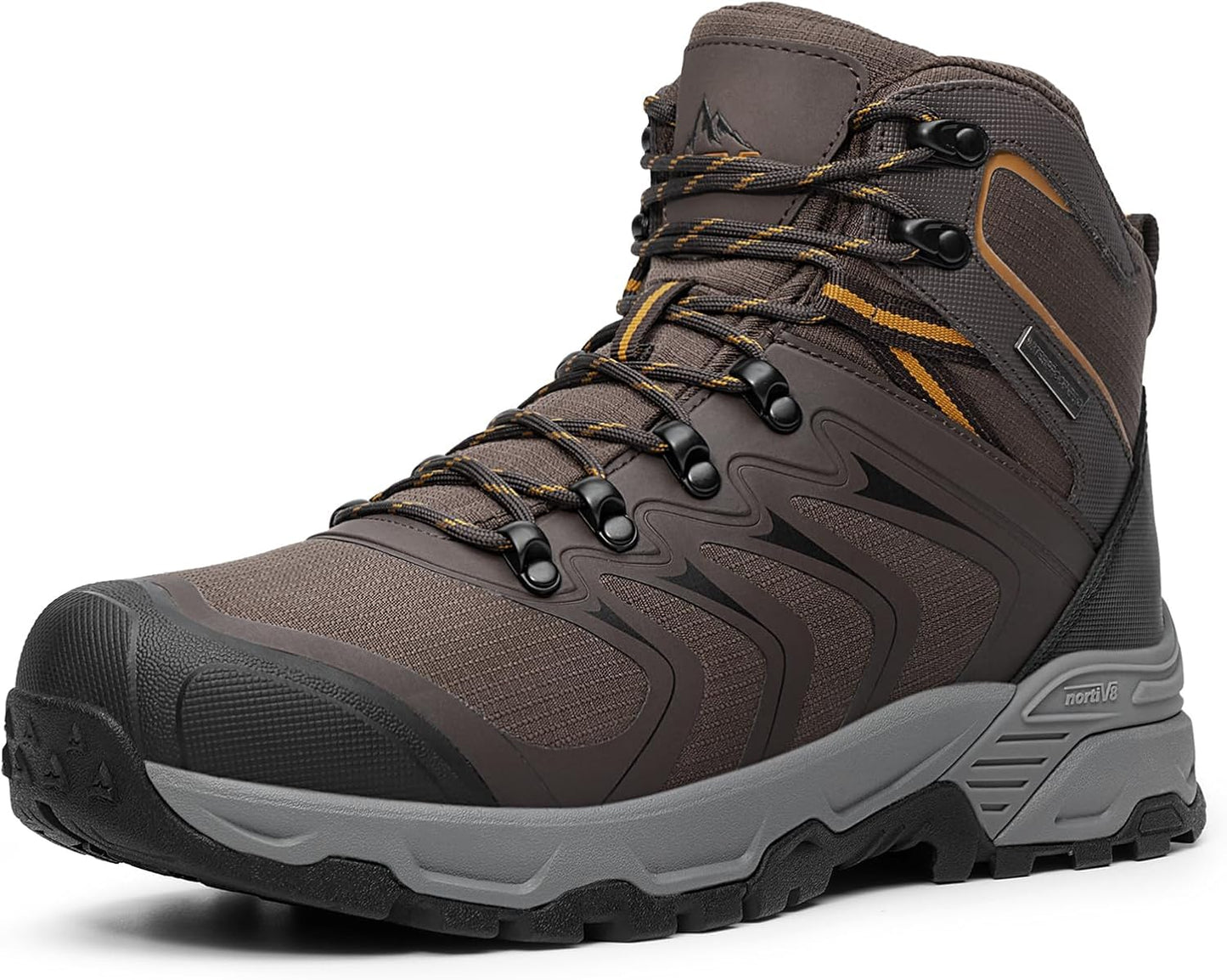 NORTIV 8 Men's Waterproof Hiking Boots for Outdoor Adventures