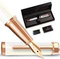 Luxury Fountain Pen Set - Smooth Medium Nib for Writing