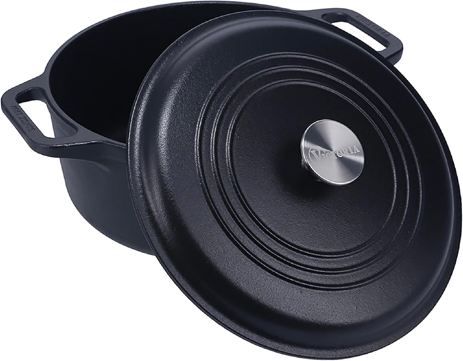 Victoria 6-Quart Cast Iron Dutch Oven for Perfect Cooking
