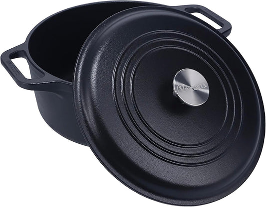 Victoria 6-Quart Cast Iron Dutch Oven for Perfect Cooking