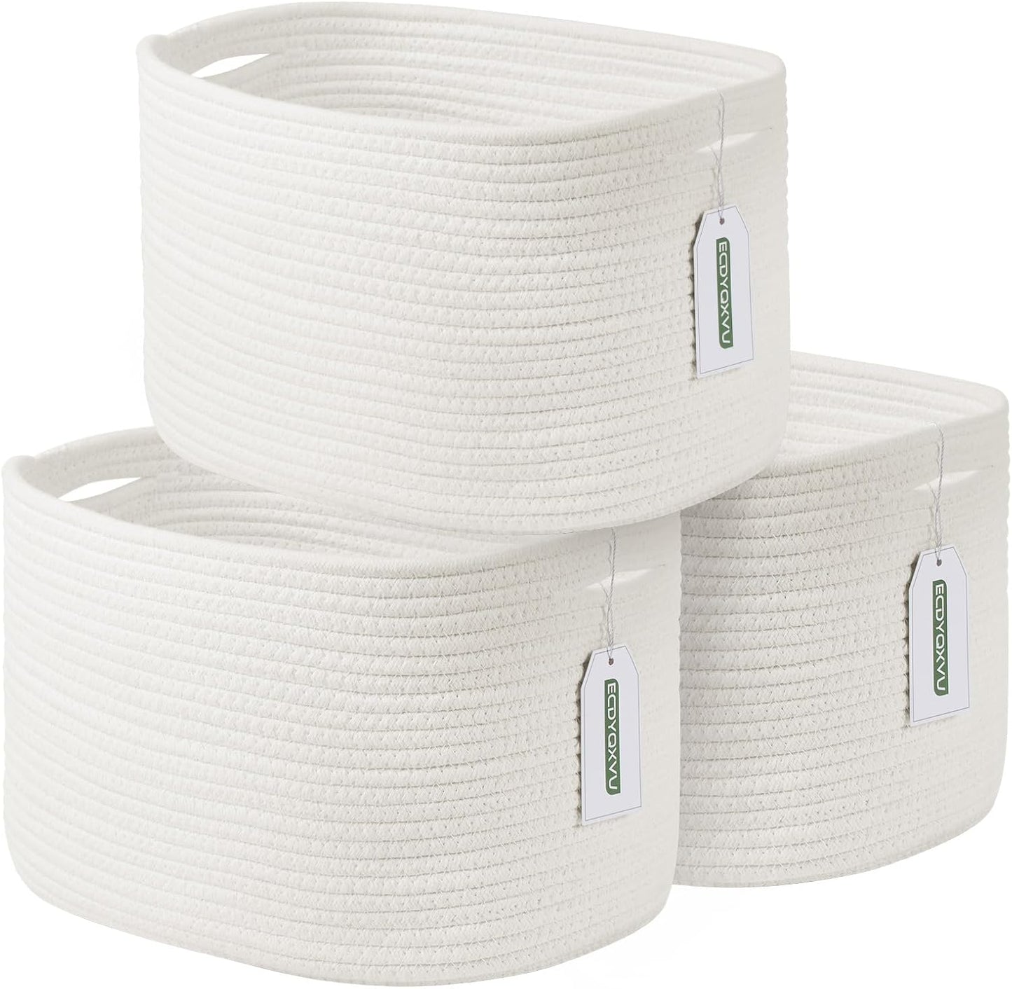 Cotton Rope Storage Basket for Stylish Home Organization