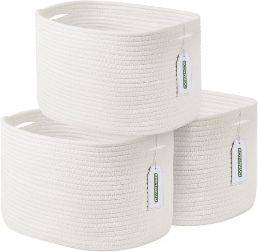 Cotton Rope Storage Basket for Stylish Home Organization