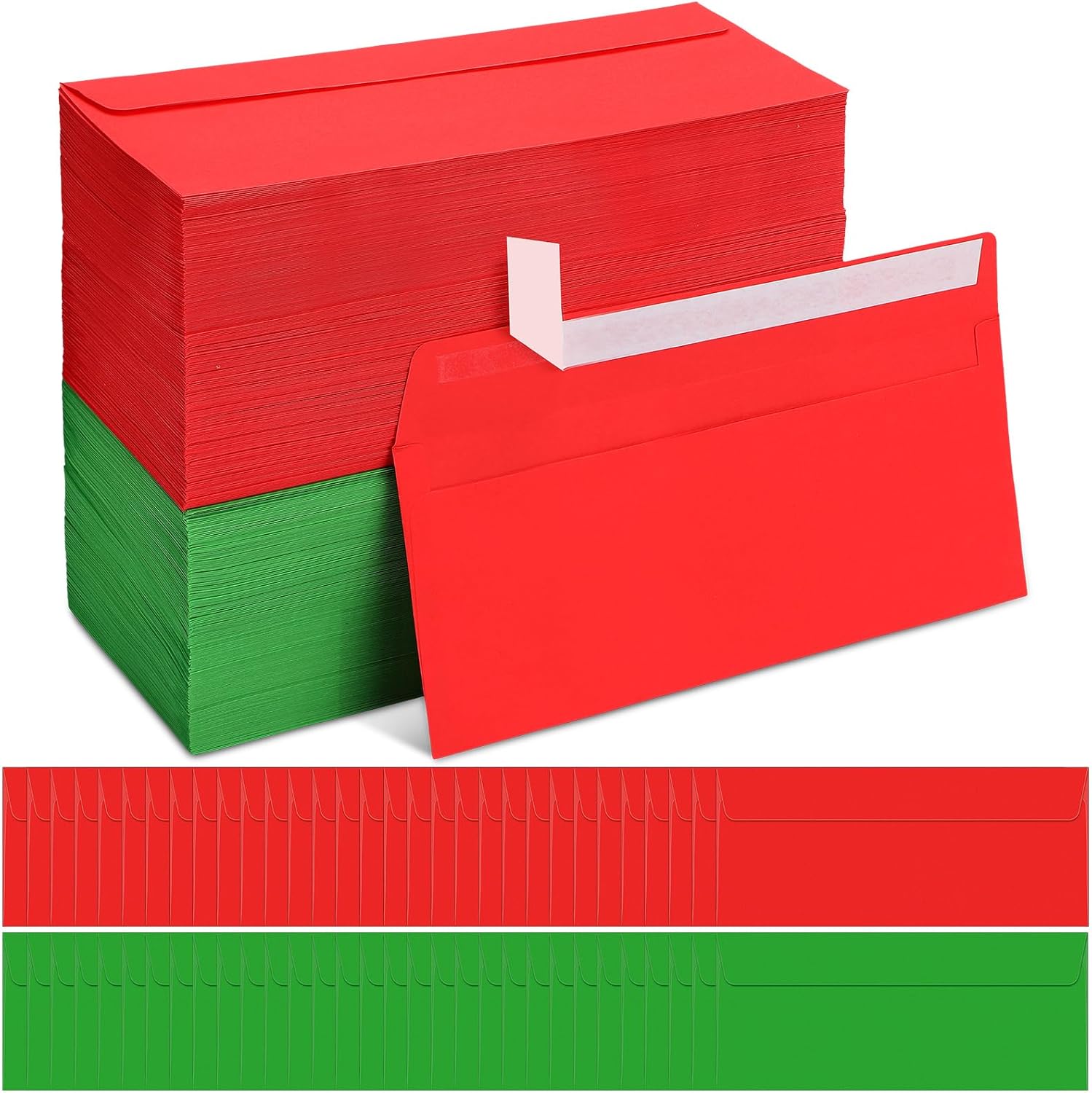 500 Pcs Colored Envelopes for Business and Personal Use