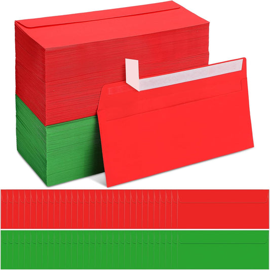 500 Pcs Colored Envelopes for Business and Personal Use