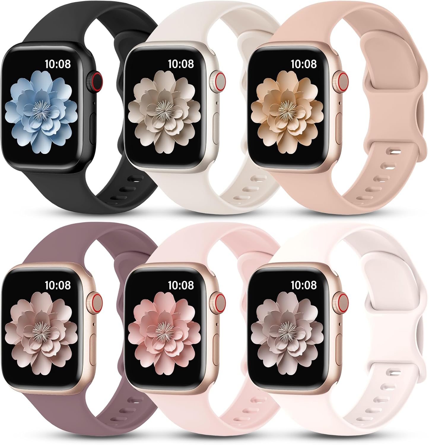 Waterproof Silicone Apple Watch Bands - ZALAVER