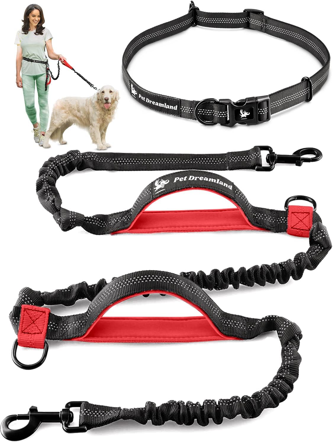 Hands Free Dog Leash for Large Dogs - Ultimate Comfort & Freedom