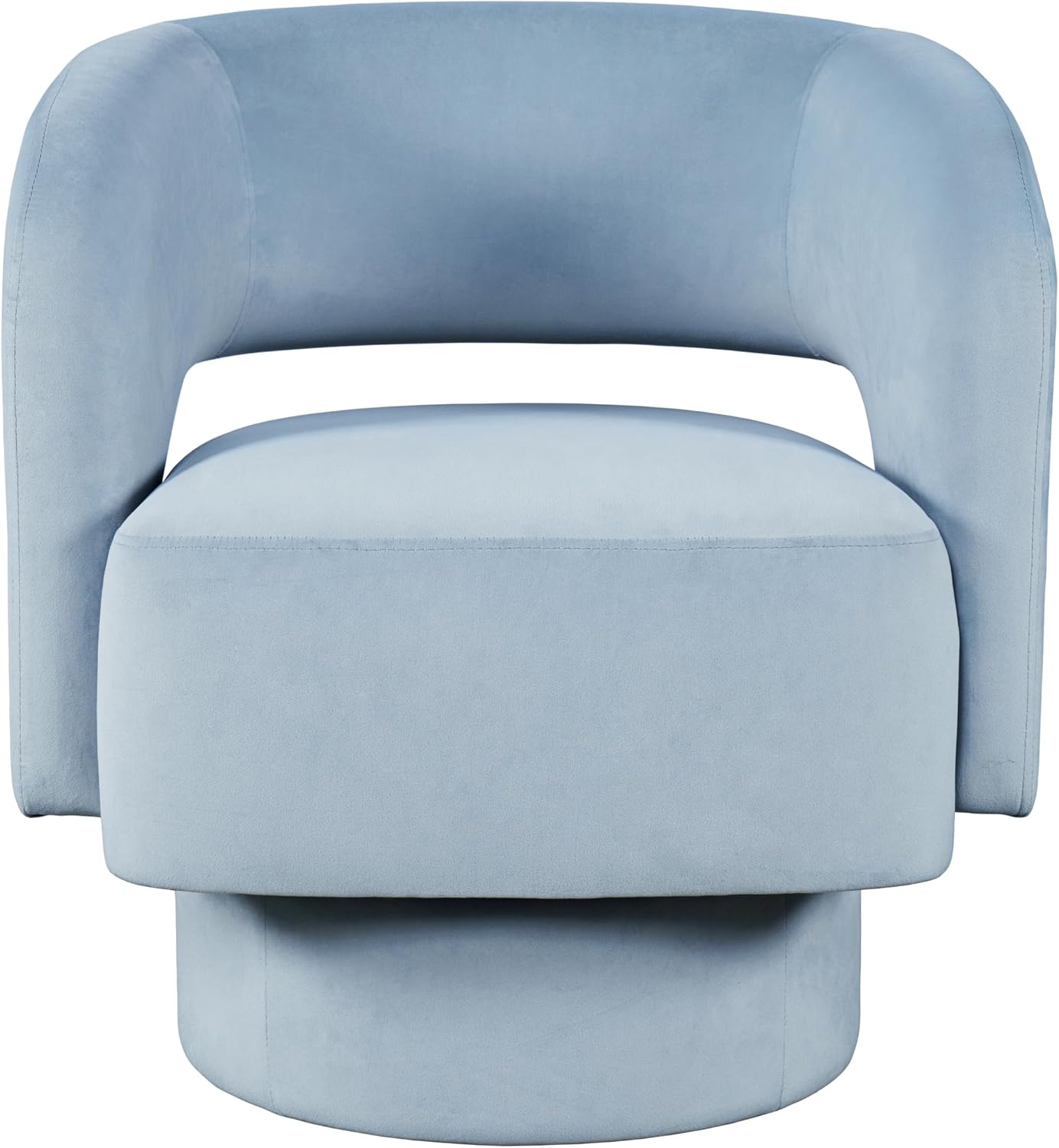 Sutton Modern Swivel Chair, Blue