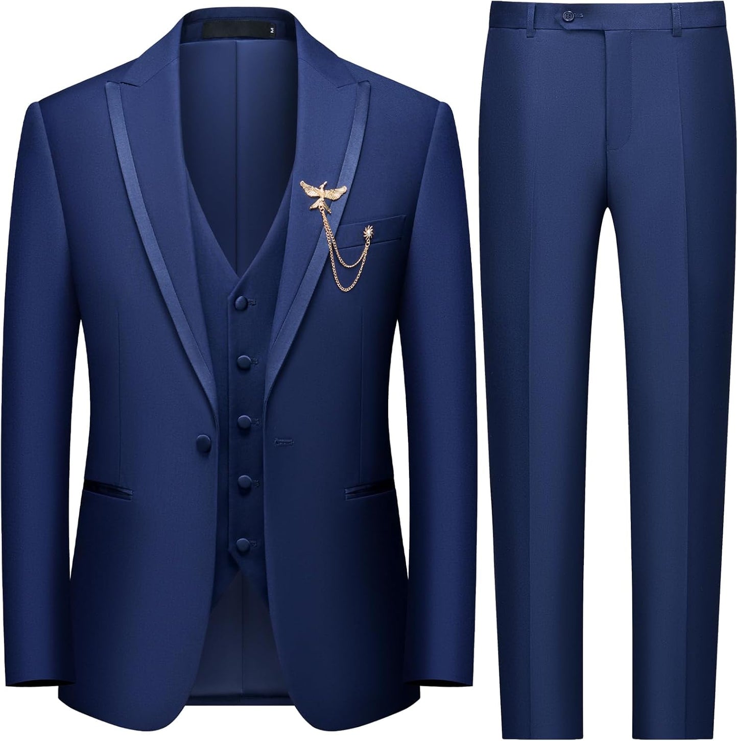 Elegant Men's 3 Piece Suit Set for Weddings and Business Events