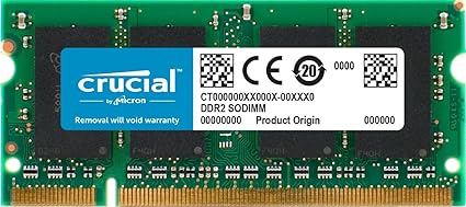 Crucial 4GB DDR2 800MHz SODIMM Notebook Memory Module Review