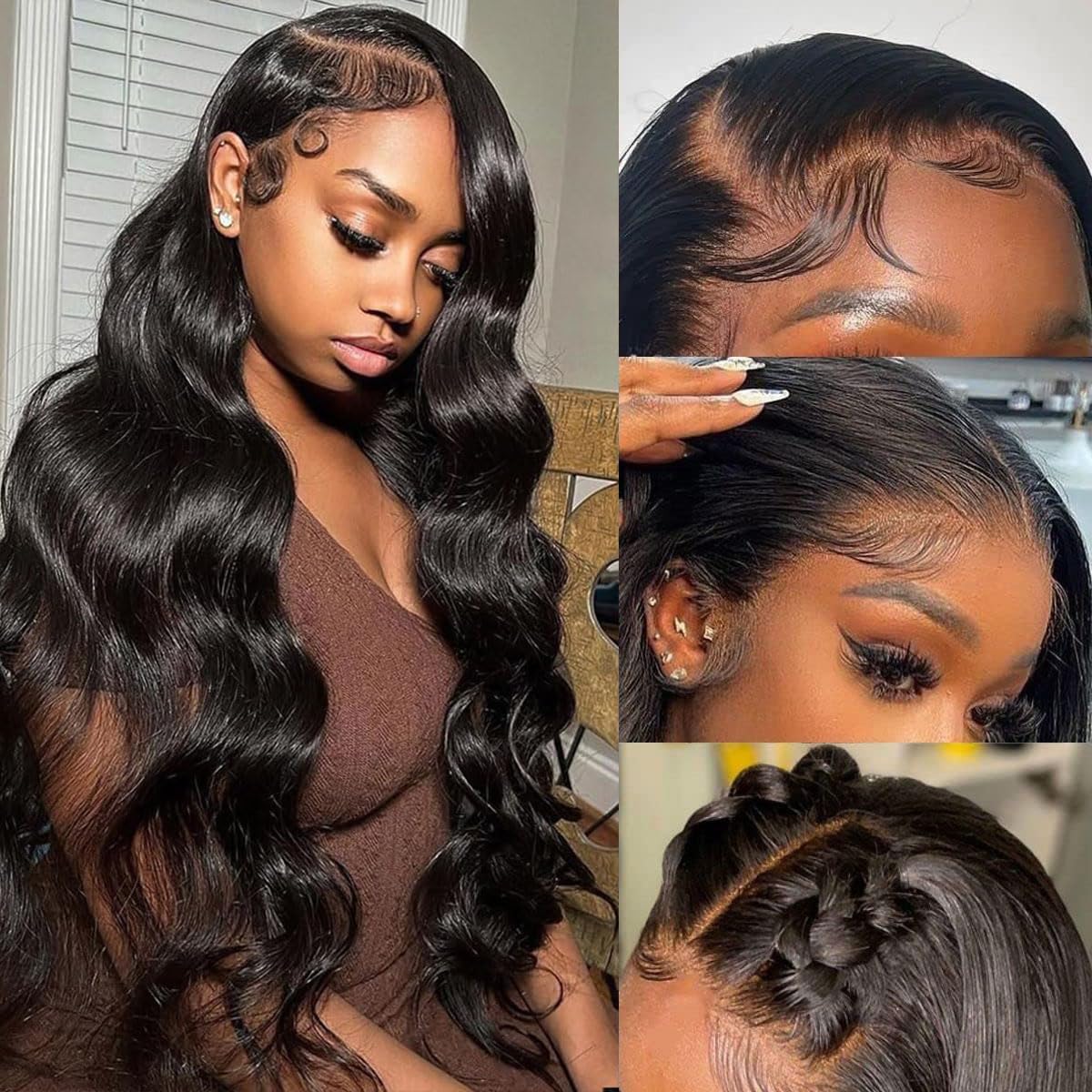 30 Inch Body Wave Lace Front Wigs for Natural Look and Comfort