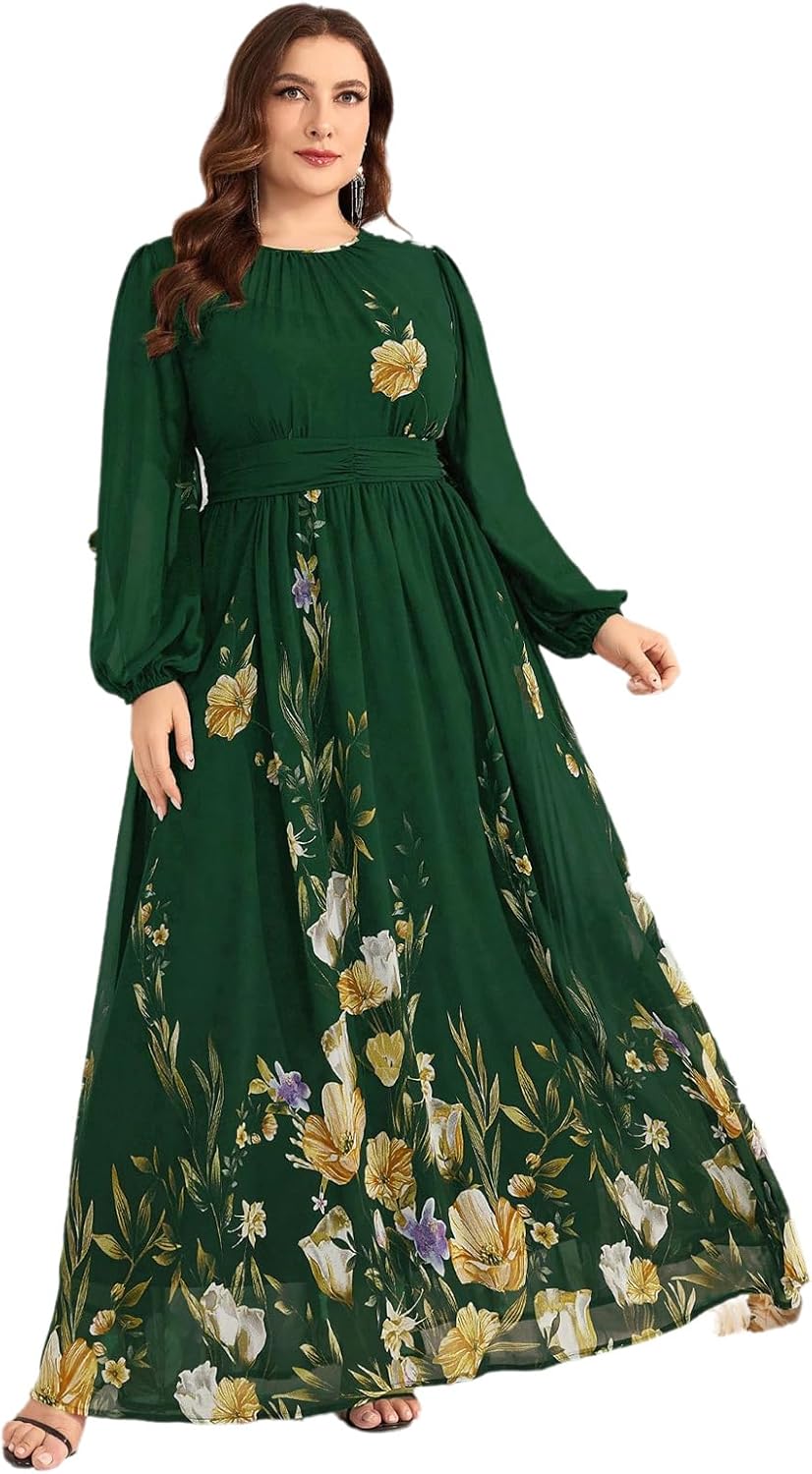 Plus Size Womens Floral Print Maxi Dress for Every Occasion