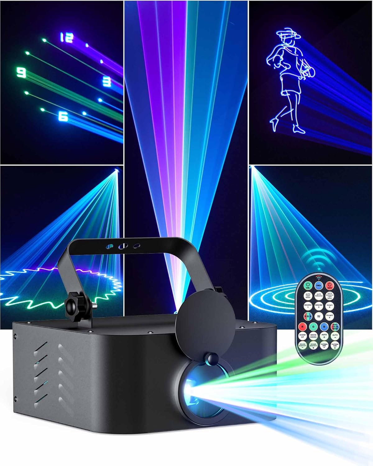 DJ Laser Lights for Party with Intuitive Remote Control Features