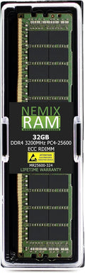 NEMIX RAM 32GB DDR4 3200MHz RDIMM - Server Memory Upgrade