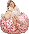 Stuffed Animal Storage Bean Bag Chair Cover - Extra Large 38in