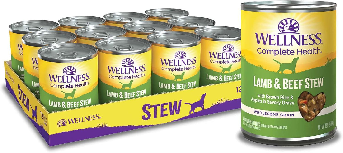 Wellness Complete Health Thick & Chunky Dog Food Stew 12.5-Oz