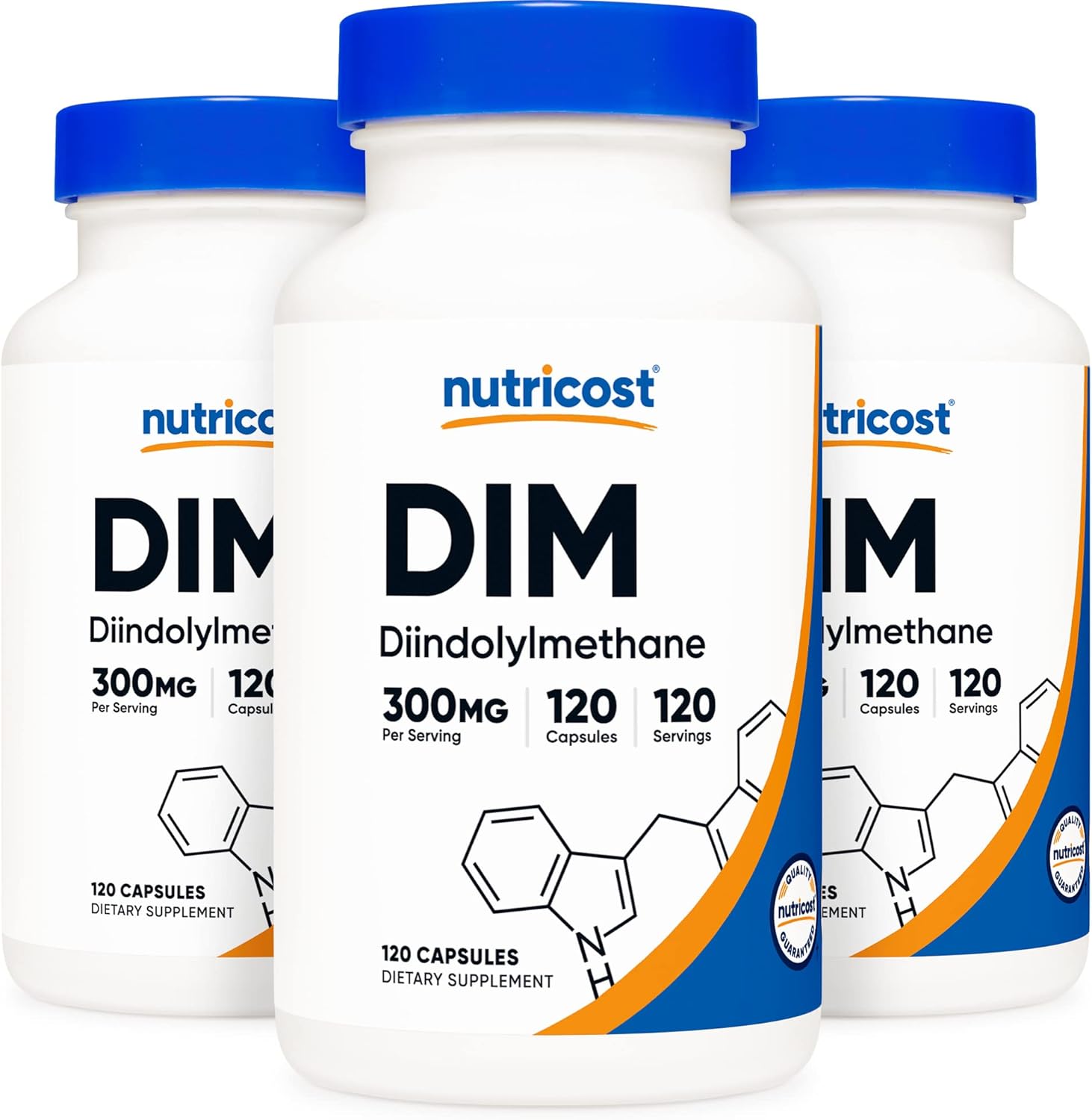 Nutricost DIM 300mg Capsules with BioPerine for Enhanced Absorption