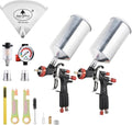 AEROPRO R500 LVLP Double Air Spray Gun Kit - Efficient Low Overspray